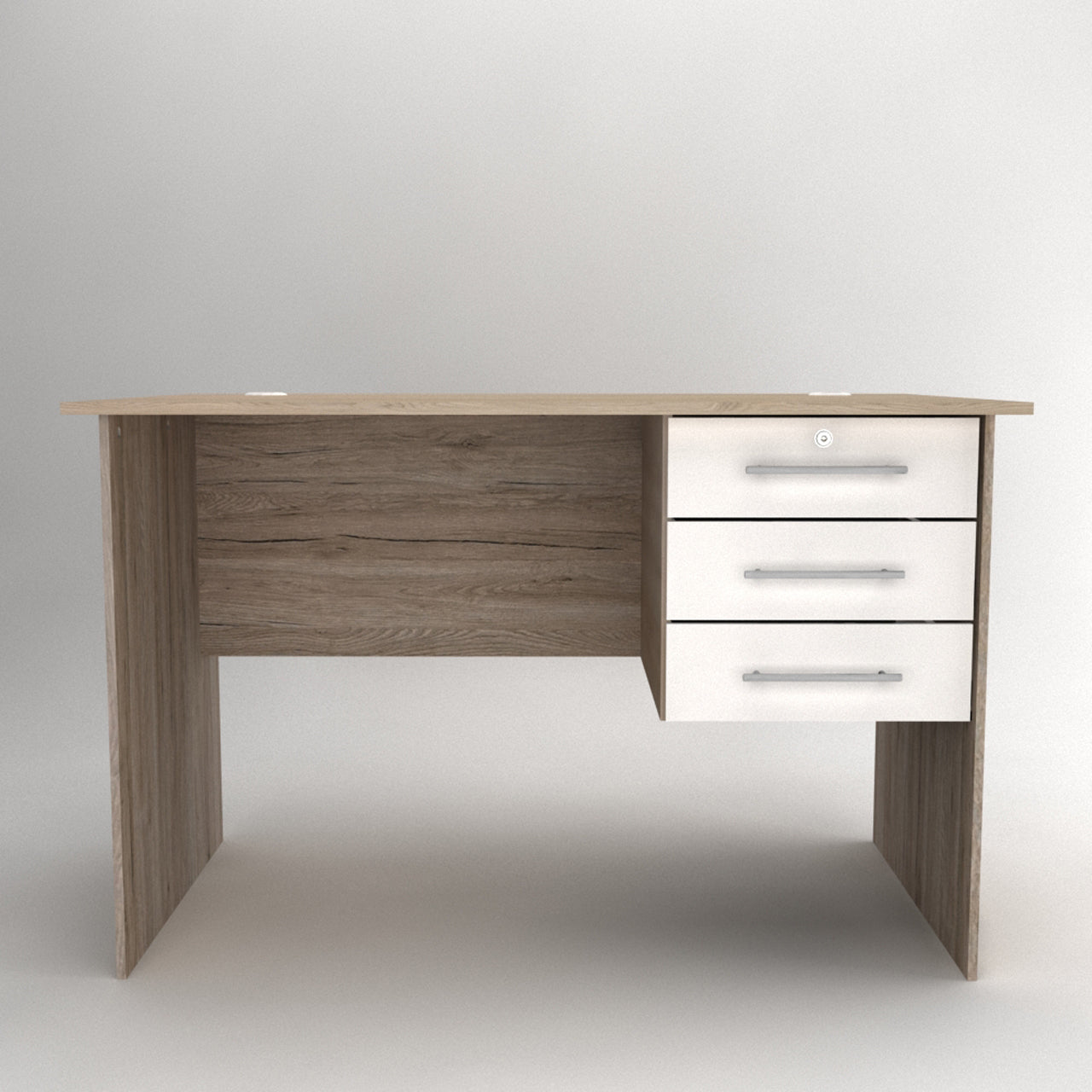 Sanremo Light + White Office Desk