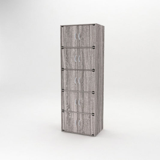 10 Door Oak Cabinet