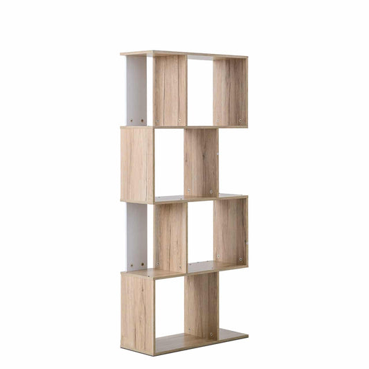 4 Shelf Wooden Unit – Oak